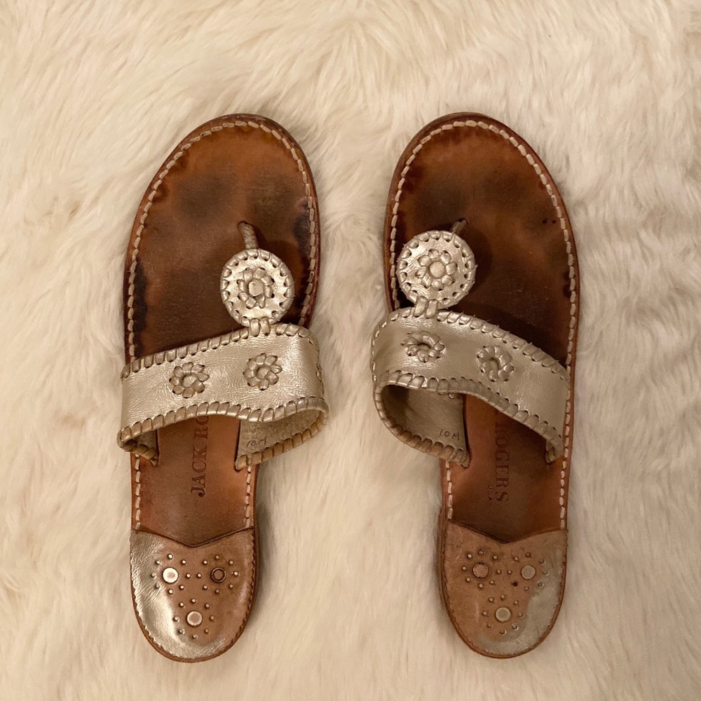 Platinum Jack Rogers. Size 8